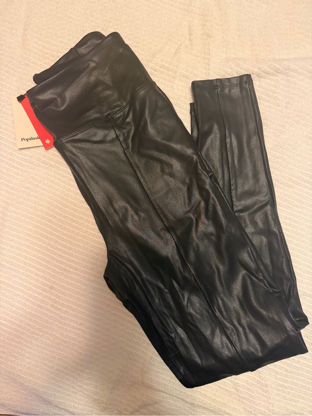 Popilush Shapewear Faux Leather leggings